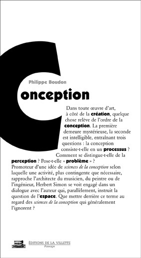 Knjiga Conception Philippe Boudon