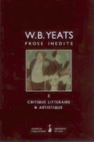 Livre Prose inédite Yeats