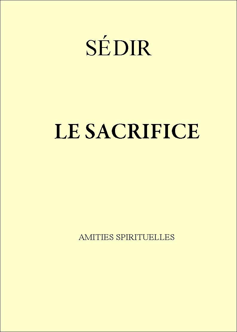 Livro LE SACRIFICE SEDIR