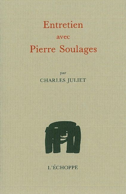 Knjiga Entretien Avec Pïerre Soulages Charles Juliet