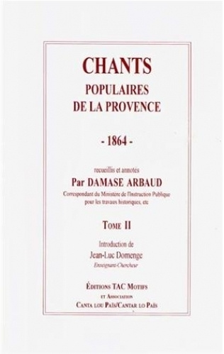 Knjiga Chants populaires de la provence tii DAMASE