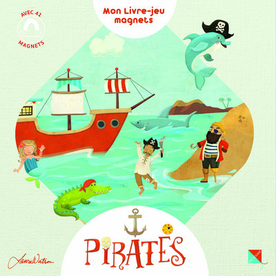 Knjiga Les Pirates - Mon livre-jeu magnets Pimchou