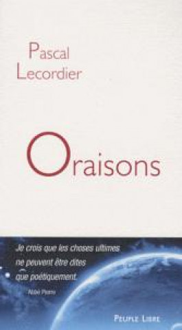 Knjiga Oraisons Lecordier