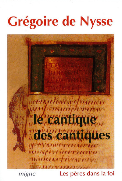 Kniha Le cantique des cantiques GREGOIRE DE Grégoire de Nysse