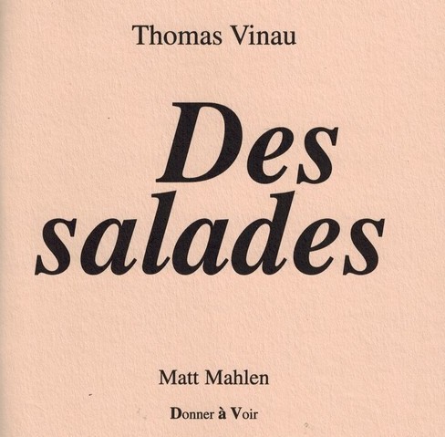 Книга Des salades Thomas