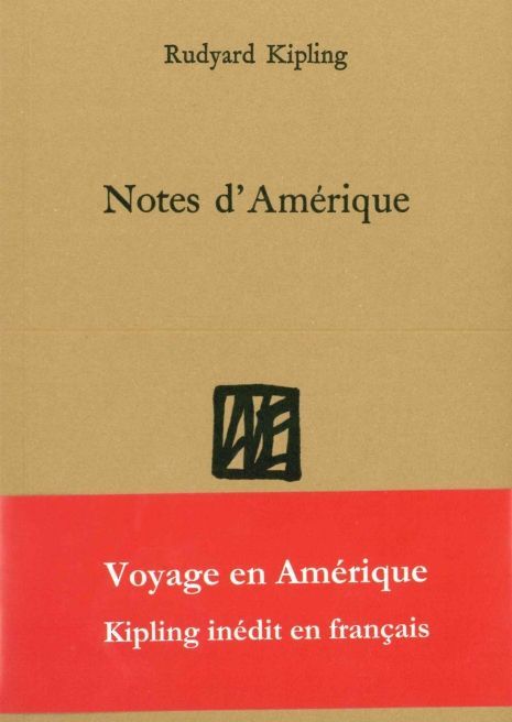 Knjiga Notes d'Amérique Rudyard Kipling