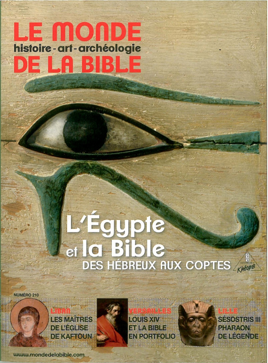 Kniha Monde de la bible 210 egypte 