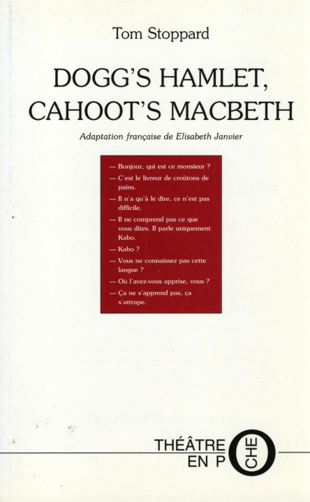 Buch DOGG'S HAMLET , CAHOOT'S MACBETH STOPPARD