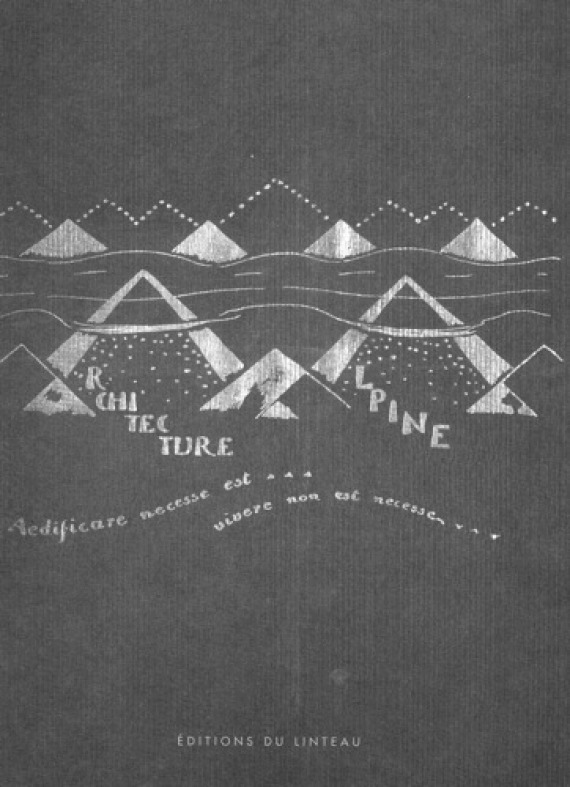 Knjiga Architecture alpine Bruno Taut