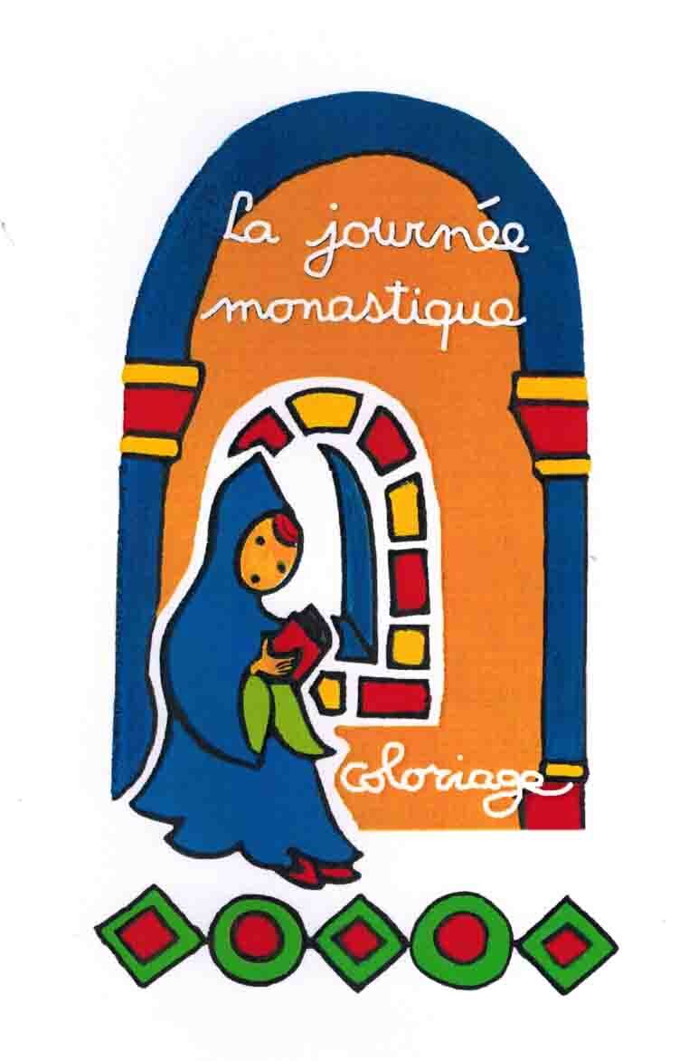 Knjiga Coloriage journée monastique Un moine de Fontgomb