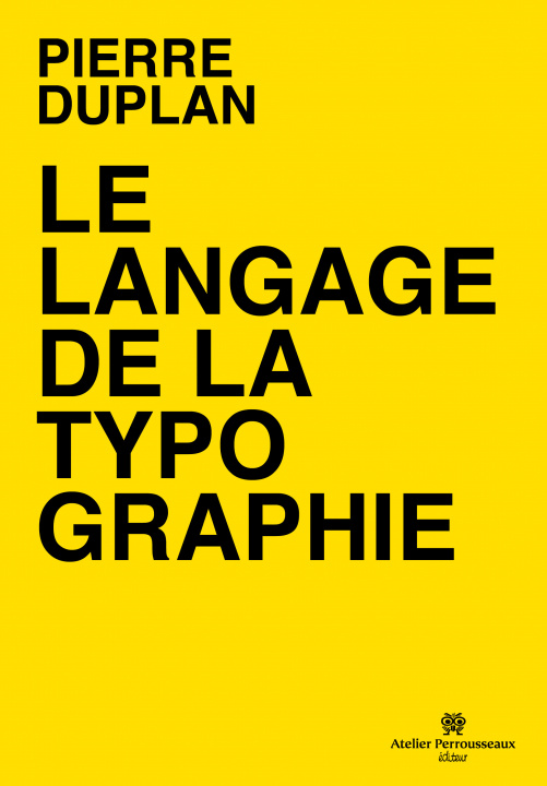 Buch Le langage de la typographie Duplan