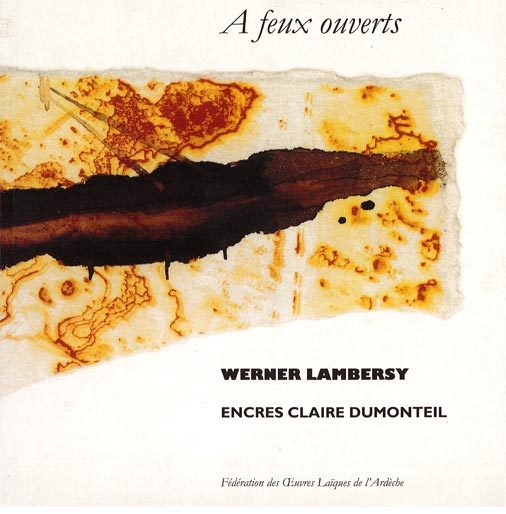 Book A feux ouverts Lambersy