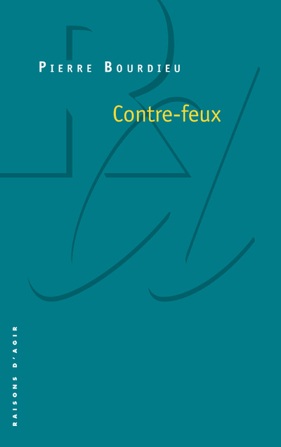 Kniha Contre-feux Pierre Bourdieu