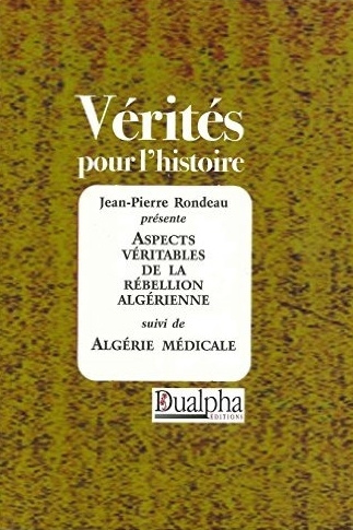 Kniha Aspects veritables de la rebellion algerienne Rondeau présente