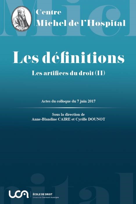 Knjiga LES DEFINITIONS CAIRE A.-B.