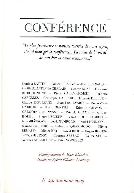 Boek Conference N°29 collegium