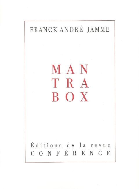 Book Mantra Box Franck Andre Jamme