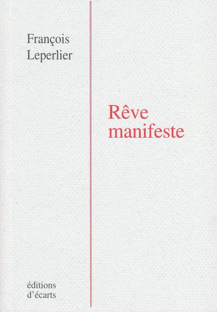 Buch Rêve manifeste Leperlier