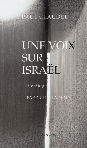Kniha Une voix sur Israël Claudel