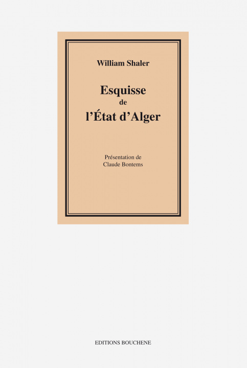 Libro Esquisse de l'Etat d'Alger Shaler