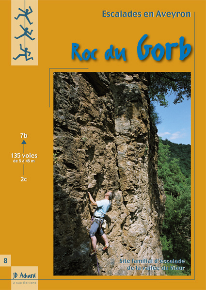 Carte Le roc du Gorb - Escalades en Aveyron Achard