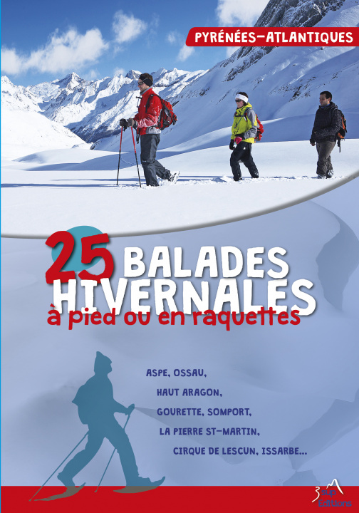Könyv 25 balades hivernales en Pyrénées-Atlantiques Jamorski