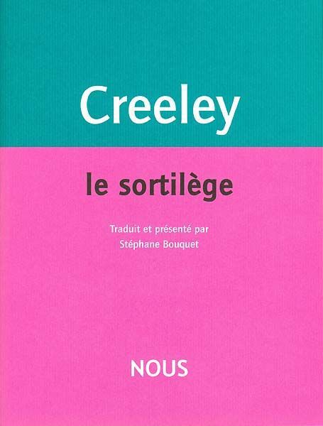 Livro Le Sortilege Robert Creeley