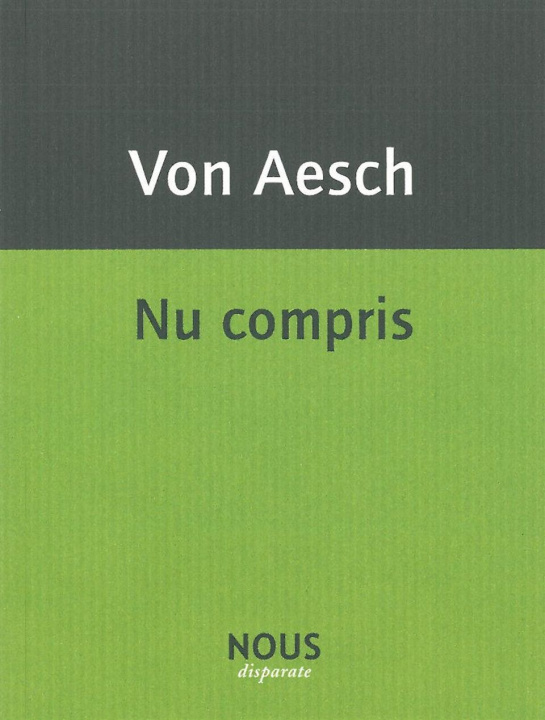 Knjiga Nu compris Pauline Von Aesch