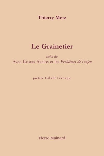 Βιβλίο LE GRAINETIER METZ