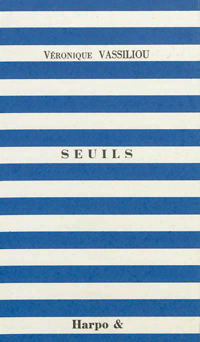 Knjiga SEUILS V.VASSILIOU
