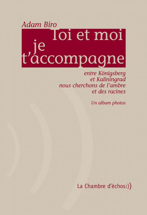Könyv Toi Et Moi Je T'Accompagne Biro
