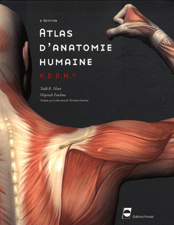 Книга Atlas d'anatomie humaine A.D.A.M. - 2ème édition Pawlina