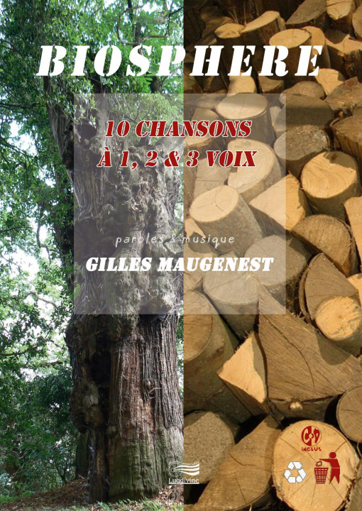 Boek BIOSPHERE : 10 CHANSONS A 1, 2 & 3 VOIX Maugenest