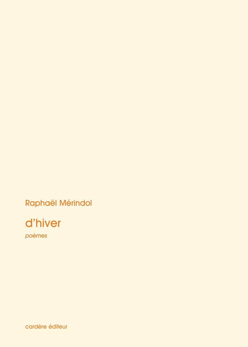 Knjiga D'hiver Mérindol/Raphaël