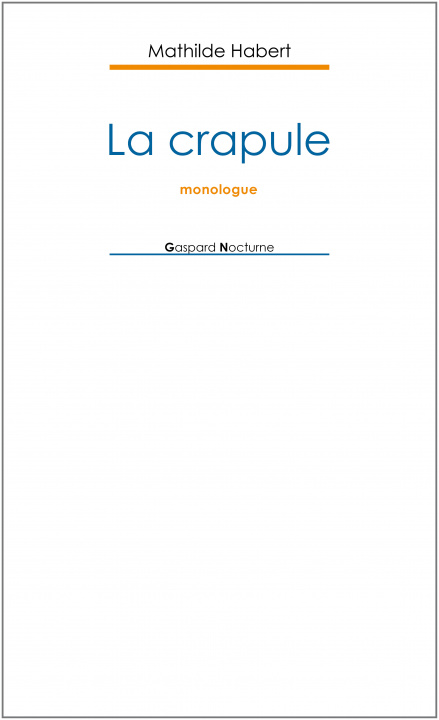 Buch La crapule Mathilde