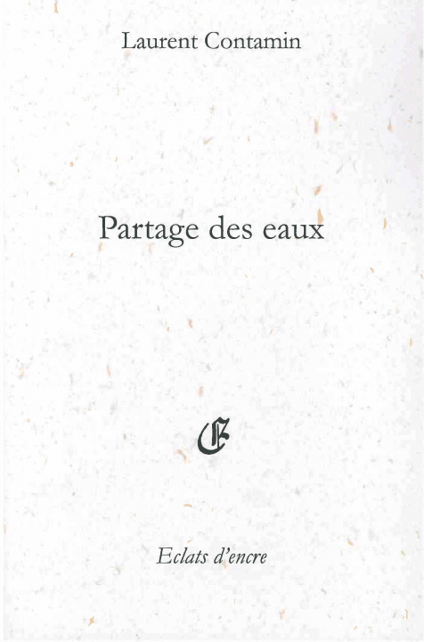 Buch PARTAGE DES EAUX Contamin