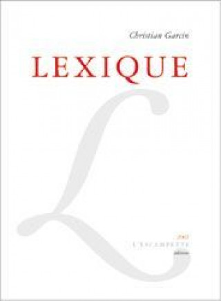 Book Lexique Christian Garcin