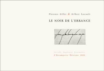 Buch Le Noir de l'errance Florence Gillet