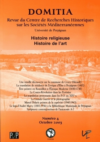 Kniha DOMITIA, N 4/2003 . HISTOIRE RELIGIEUSE - HISTOIRE DE L'ART 