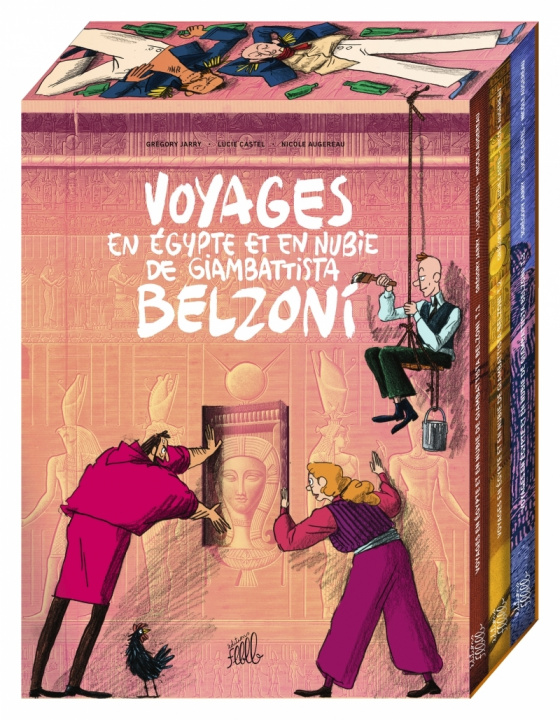 Carte Coffret Voyages en Egypte et en Nubie de Giambattista Belzon Grégory JARRY