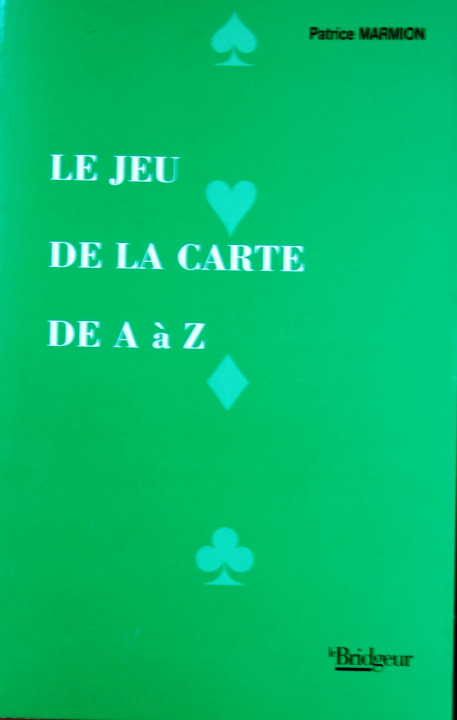 Книга JEU DE LA CARTE DE A à Z MARMION