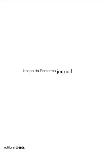 Carte Journal DA PONTORMO