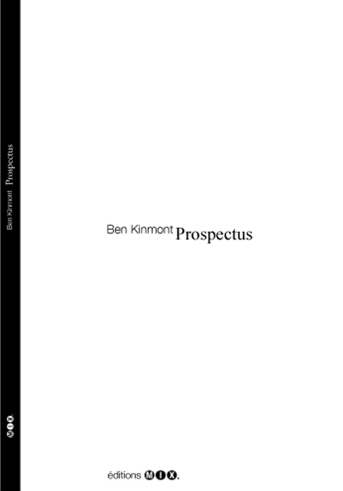 Knjiga Prospectus Kinmont