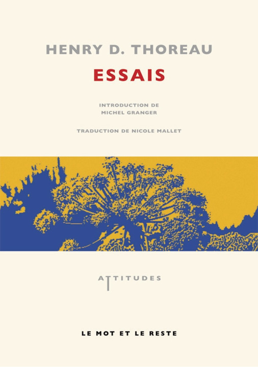 Buch ESSAIS Henry D. THOREAU