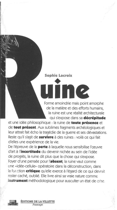 Книга Ruine Sophie Lacroix