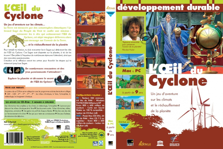 Digitale L'Oeil du Cyclone - Climats et Changements Climatiques jeu PC- Licence Etablissement Productions