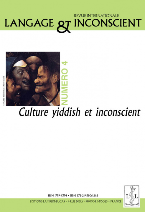Knjiga LANGAGE ET INCONSCIENT N4 REVUE INTERNATIONALE