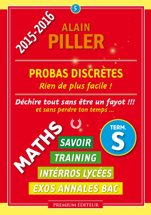 Boek PROBAS DISCRETES - TERMINALES S Alain piller