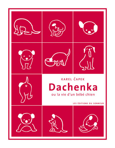 Carte Dachenka ou la vie d'un bébé chien Karel Čapek