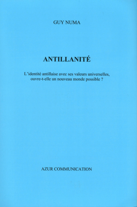 Knjiga Antillanité 